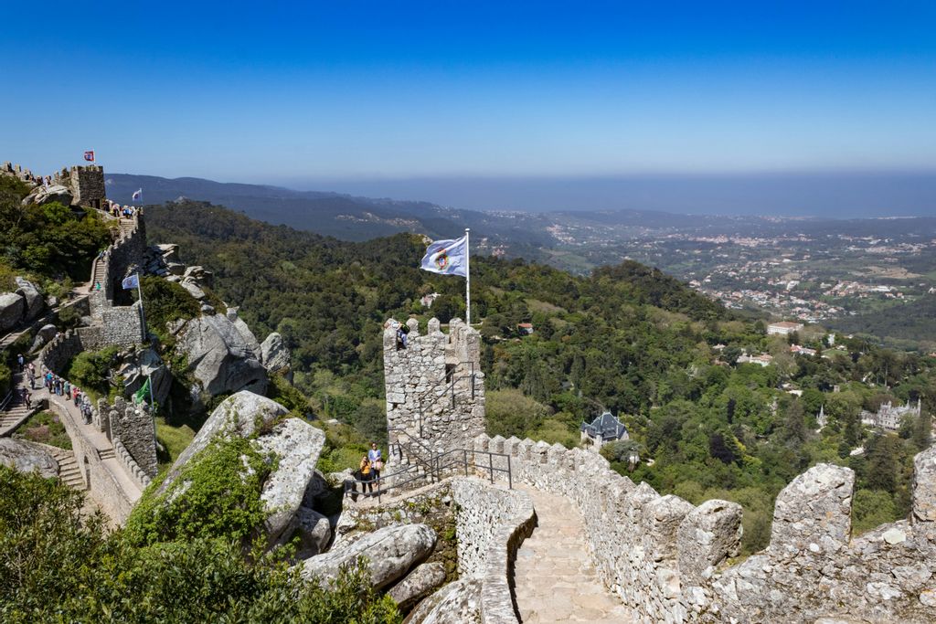 the Château des Maures, Sintra, Portugal