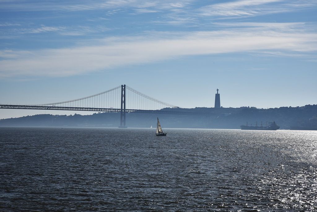 River Tagus in Lisbon, Portugal