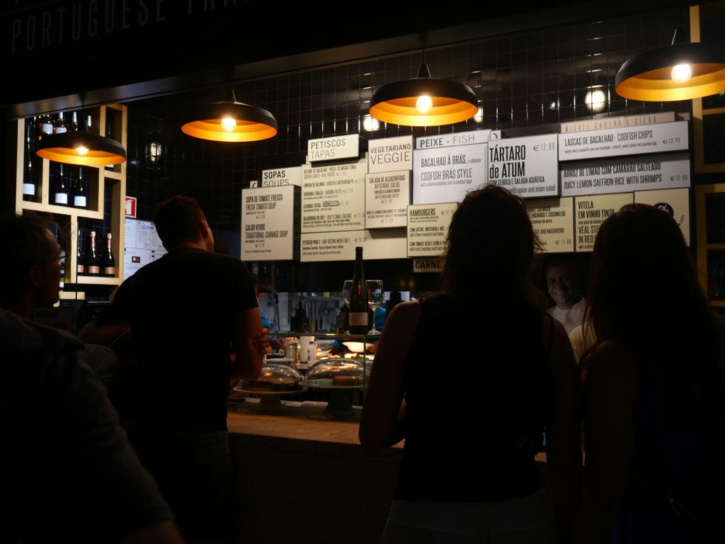 A Food Stall At the Timeout Food Market In Lisbon