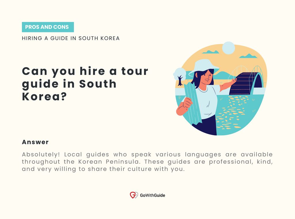 Can you hire a tour guide in South Korea?
