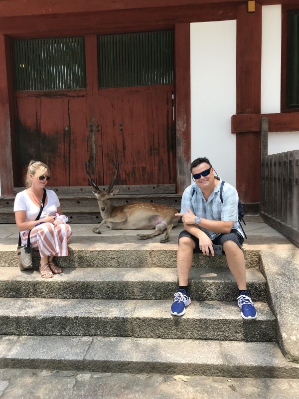 Osaka Private Tour - Happy time with relax deers ;)