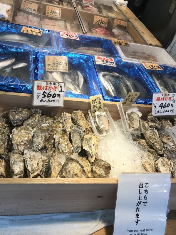 Tokyo Private Tour - Fresh oyster! It’s very creamy and sweet (^O^)
