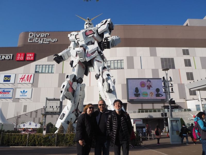 Tokyo Private Tour - ☆Life sized Gundam state at Odaiba☆