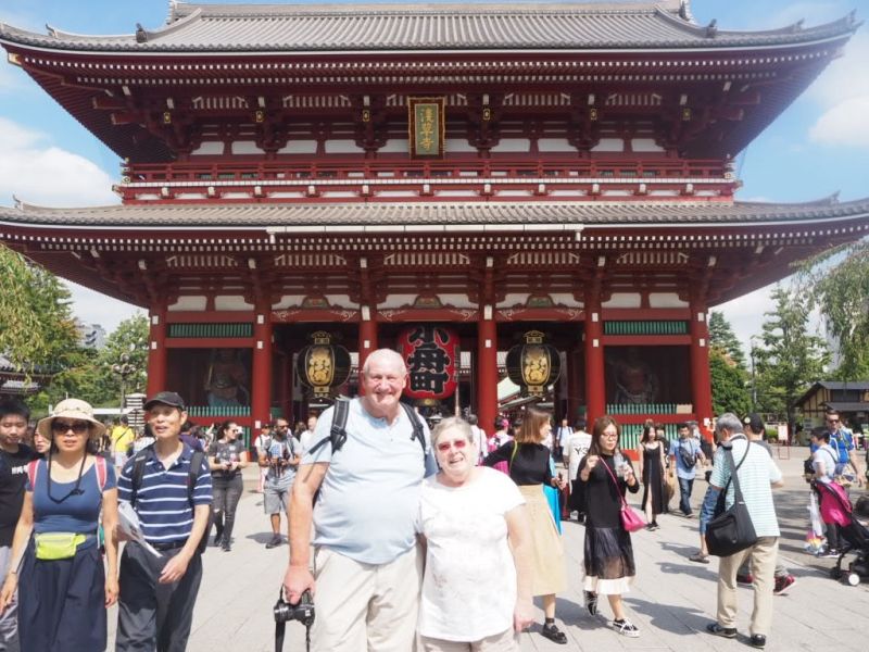 Tokyo Private Tour - Hozomon gate at Sensoji temple in Asakusa. 