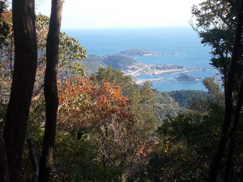 Wakayama Private Tour - A ocean view from "Nagai-zaka" on "Ohechi" route.
