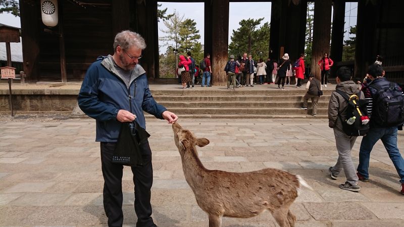 Shiga Private Tour - Nice man with a deer