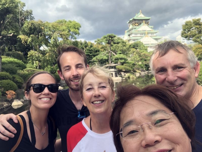 Osaka Private Tour - at Osaka castle 