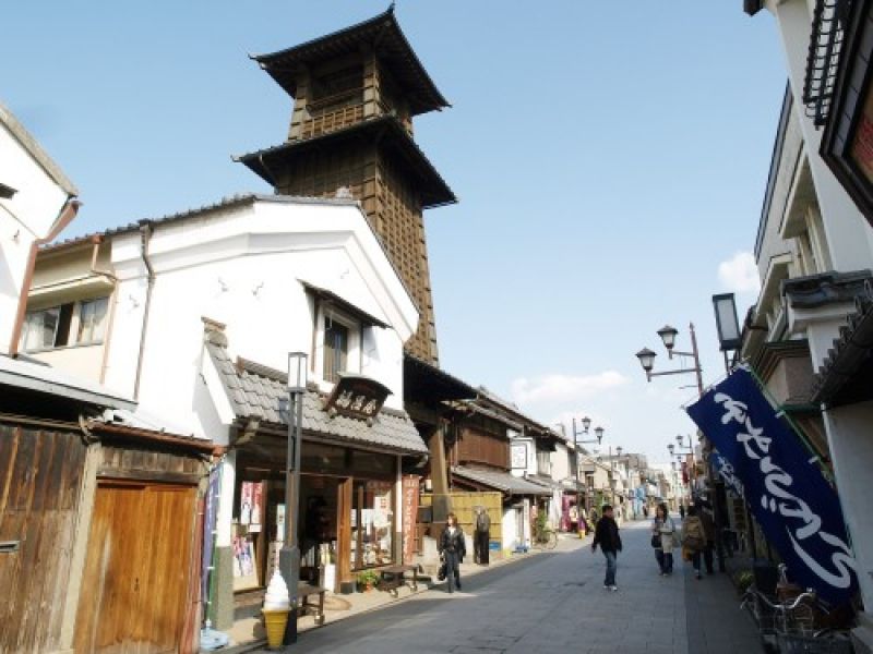 Saitama Private Tour - The Kawagoe bell tower.
The bell is rung four times a day to let people know the time.