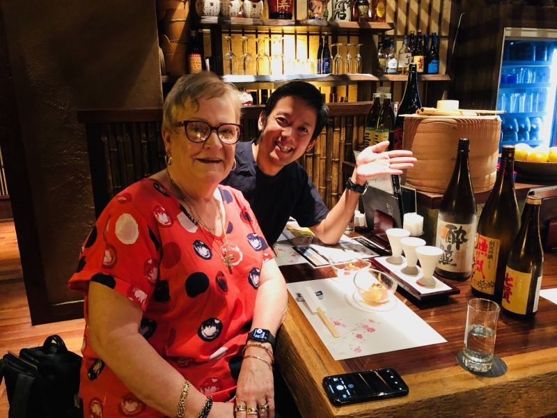 Chiba Private Tour - Japanese restaurant hopping. This is at Japanese sake bar!