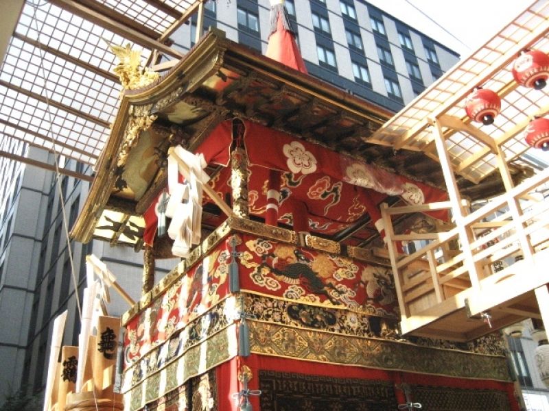 Kyoto Private Tour - The Gion Festival Float. It's observed annually from July 1 through 31 in Kyoto.