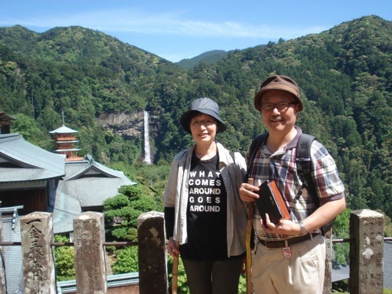 Tochigi Private Tour - We visited one of the three greatest waterfalls in Japan.  Kegon waterfall in Nikko, Fukuroda waterfall in Ibaraki prefecture. and this waterfall.  This is called Nachi waterfall in Wakayama prefecture.  