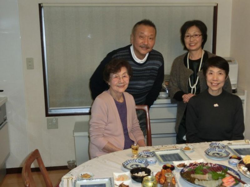 Tochigi Private Tour - With my wife, my mother and my sister.