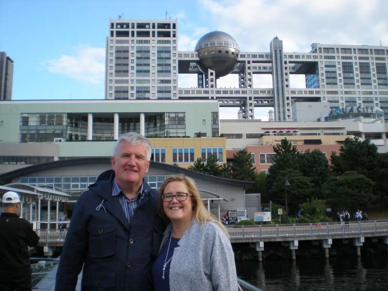 Shizuoka Private Tour - Fuji TV building in Odaiba Tokyo