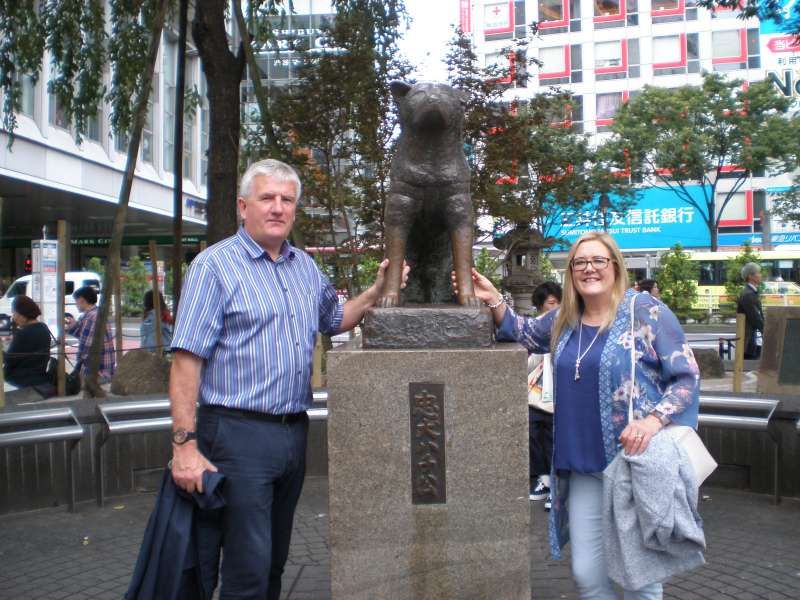 Shizuoka Private Tour - Hachi dog statue in Shibuya Tokyo