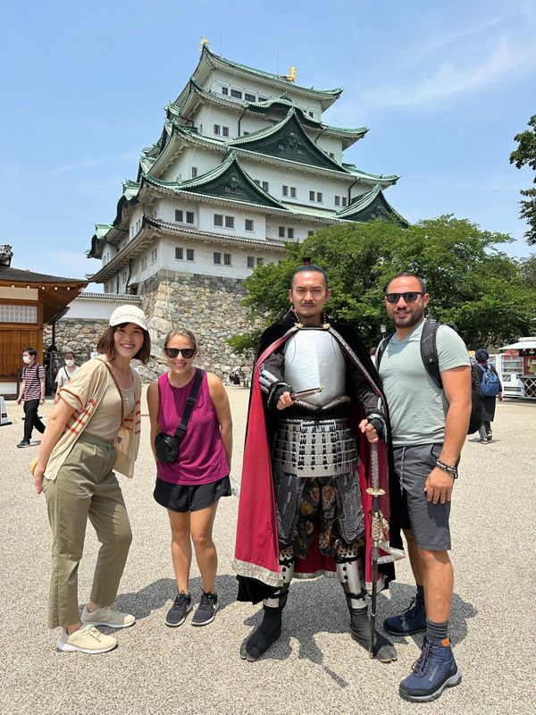 Aichi Private Tour - With Samurai at Nagoya castle