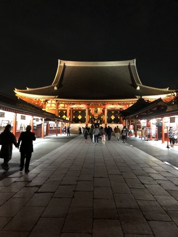 Chiba Private Tour - Sensoji is magnificent even in the night atAsakusa