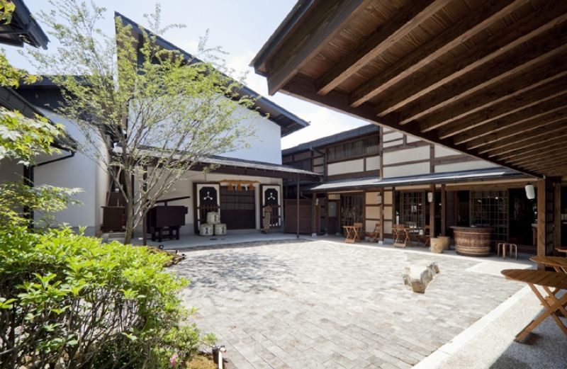 Gifu Private Tour - One of the old sake breweries in downtown Takayama.