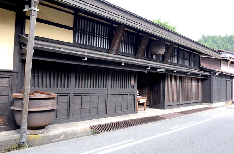 Gifu Private Tour - One of the old sake breweries in downtown Takayama.