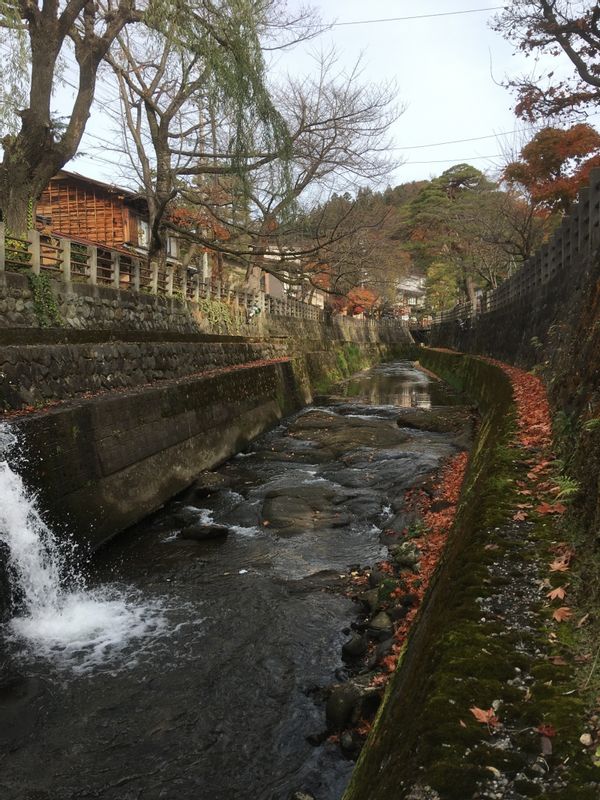 Gifu Private Tour - A lovely stream running through the old town.