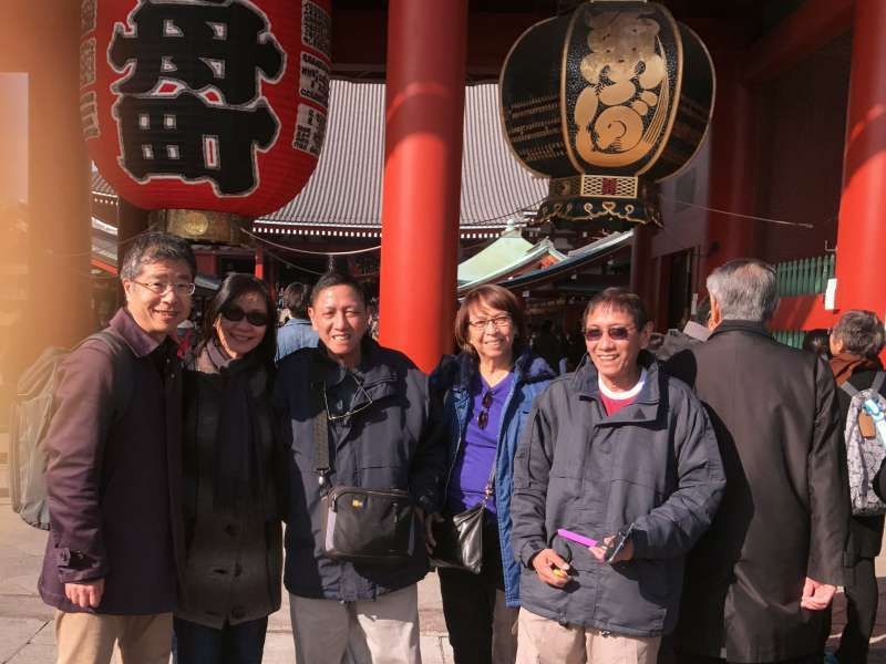 Yokohama Private Tour - With my lovely guests, at Sensoji Temple in Asakusa