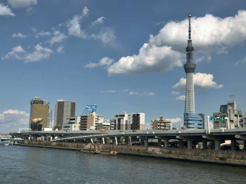 Yokohama Private Tour - TOKYO SKY TREE, standing nearby the Sumida River in Asakusa