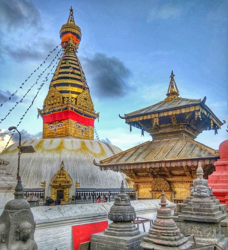 Bagmati Private Tour - Swayambhunath Buddhist Stupa which is also popularly known as "Monkey temple".