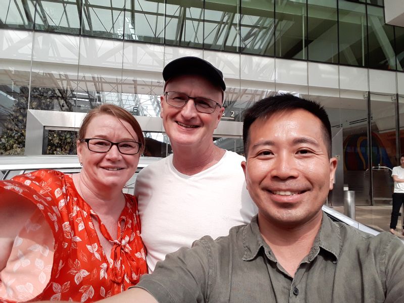 Singapore Private Tour - With my American guests back at their hotel after a full day tour