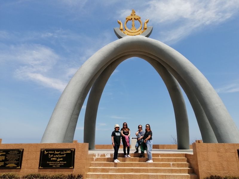 Brunei and Muara Private Tour - The Billionth Barrel Monument.
- Located at the Seria Oilfield, Build in commemorating of Billionth Barrel Crude Oil production in a single day 1992. 