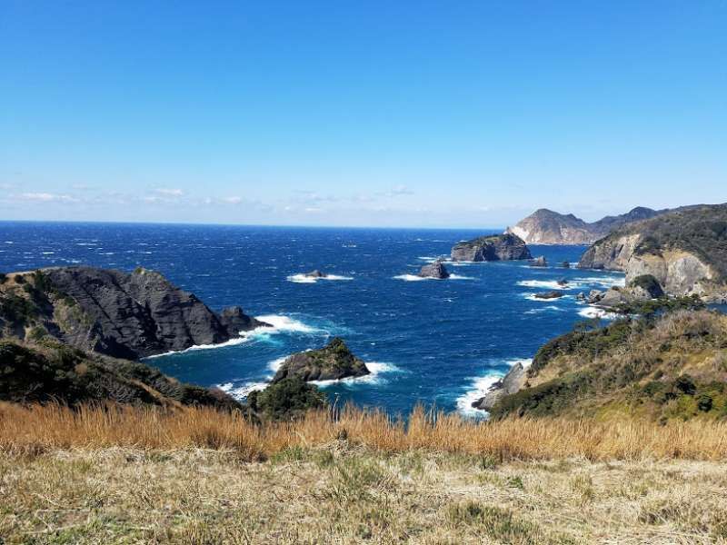 Kanagawa Private Tour - A Japanese traditional scene in Oku-Irozaki in Shizuoka in 2017.