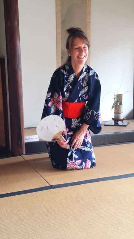 Kanagawa Private Tour - A Japanese Kimono, in Kurashiki in 2016.