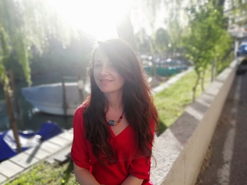 Venice Private Tour - Me along a little canal in the mainland