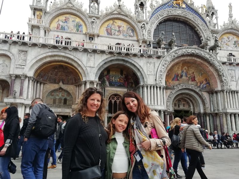 Venice Private Tour - With a family from the US in Saint Mark's Square