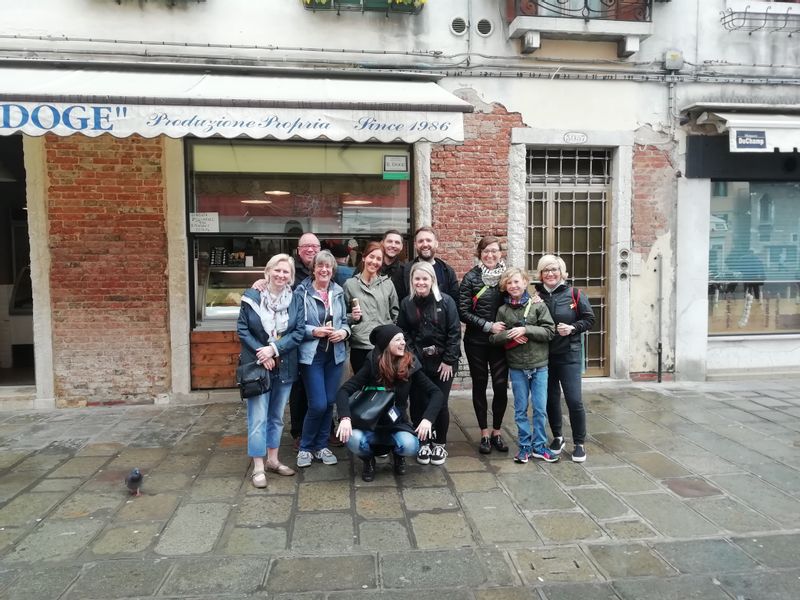 Venice Private Tour - At the end of a food tour with a mixed group 