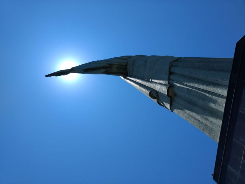 Rio de Janeiro Private Tour - A  Christ the Redeemer´s photo from a very unique angle.  