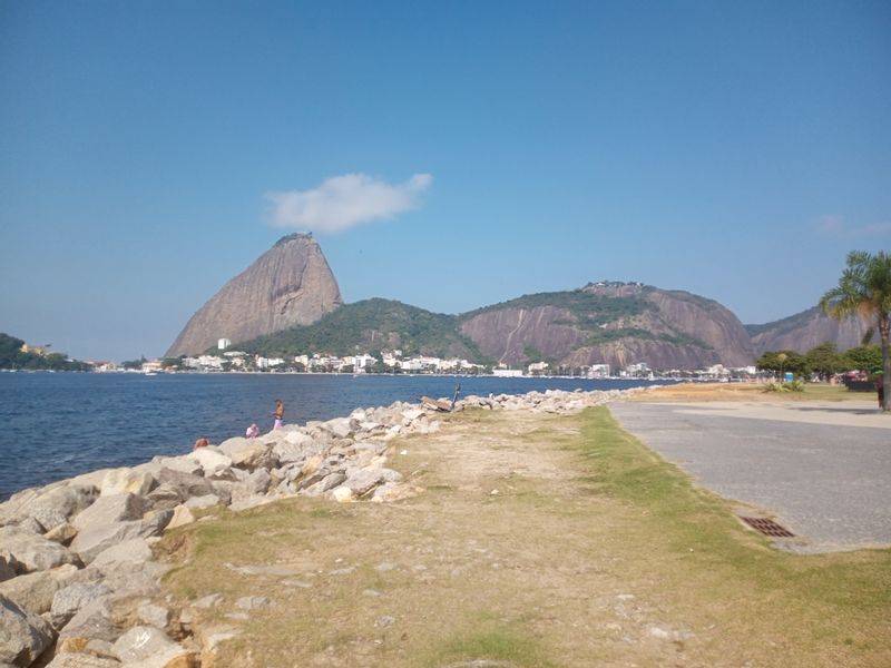 Rio de Janeiro Private Tour - The Sugar Loaf Hill. View from the Flamengo Park.