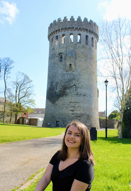 Dublin Private Tour - At Nenagh Castle - built c. 1220