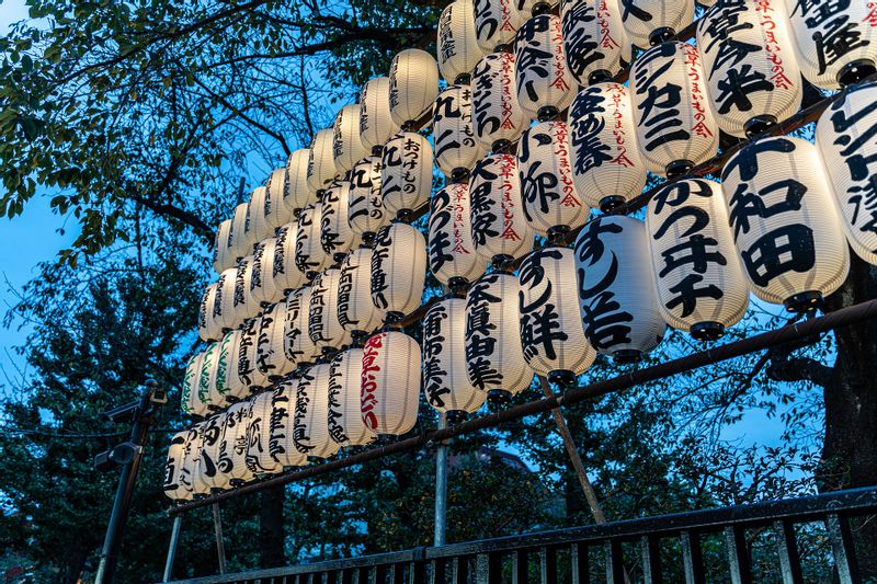 Lome Private Tour - Night stroll in summer time often bring you encounter with festival lanterns.