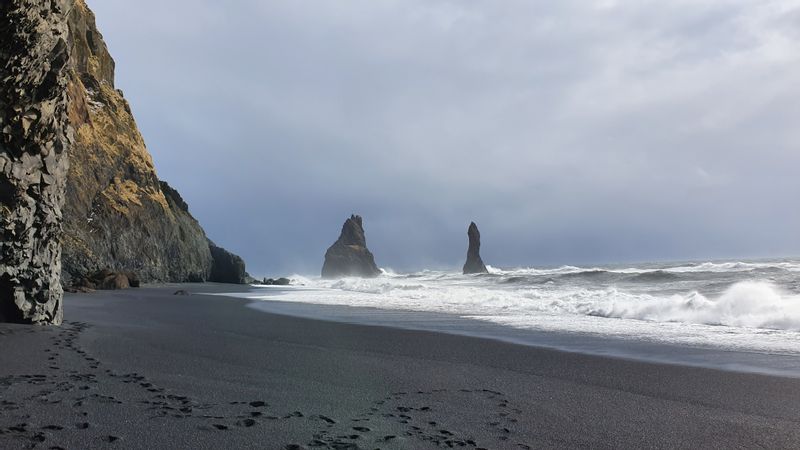 Reykjavik Private Tour - Black beach in south Iceland.