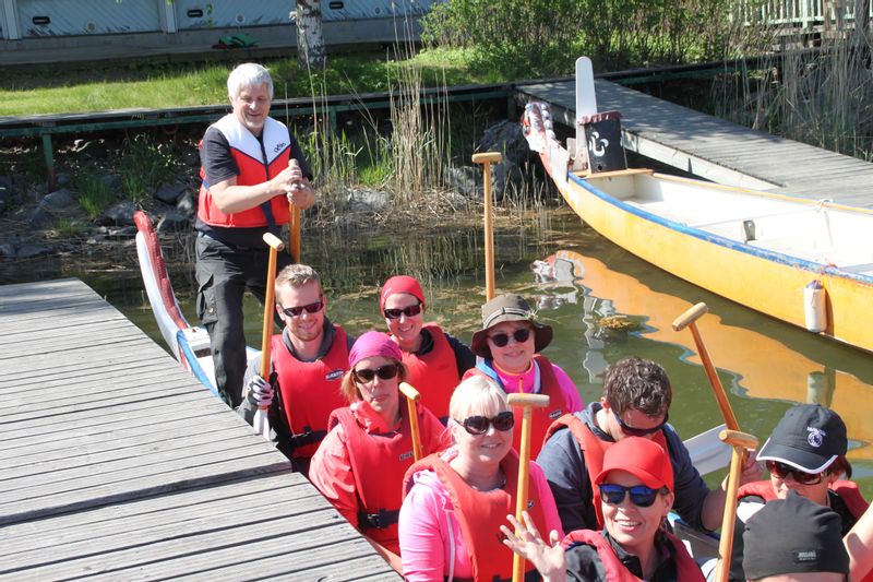 Southern Finland Private Tour - For bigger groups we can provide a dragonboat paddling experience