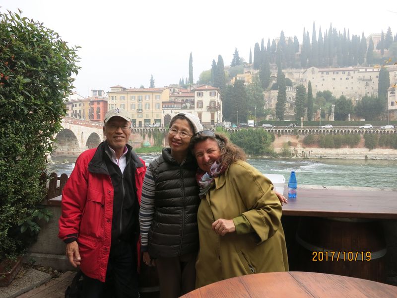 Verona Private Tour - With a view of the Roman Theatre beyond the Adige River 