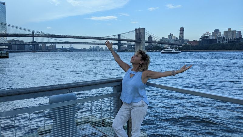 New Jersey Private Tour - Enjoying the views of the bridges. Can you see all three?