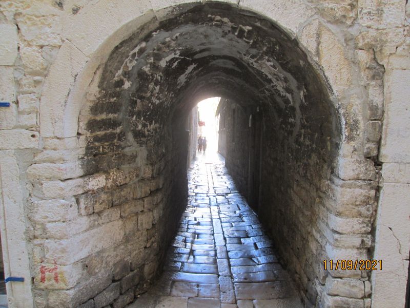 Split Private Tour - a medieval street where the Game of Thrones was filmed