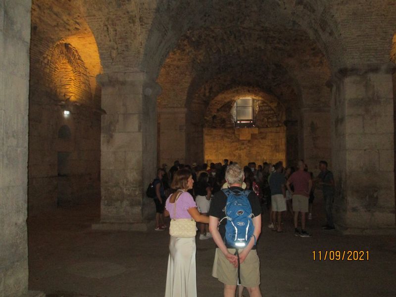 Split Private Tour - Diocletian Palace Substructure in Games of Thrones Dragons Jail