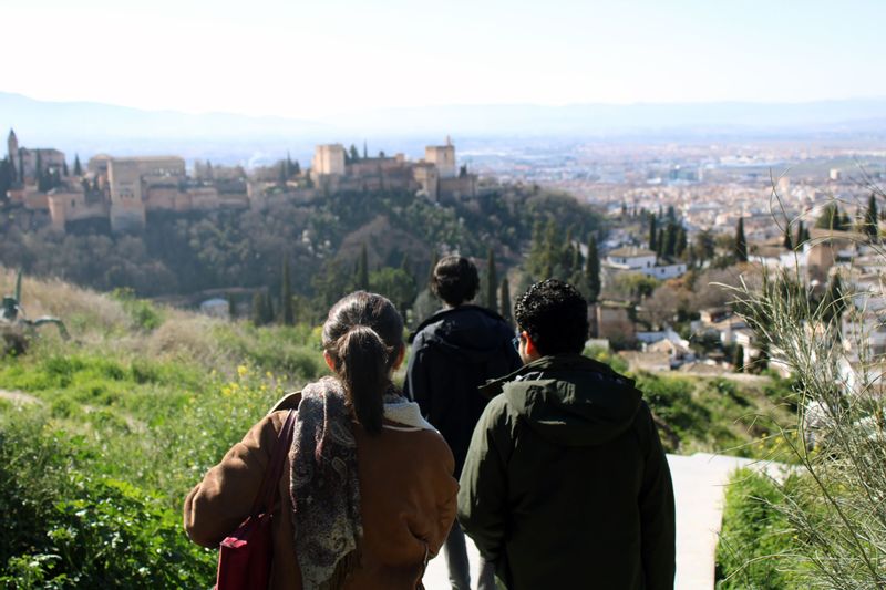 Granada Private Tour - Going downhill through Sacromonte quarter.