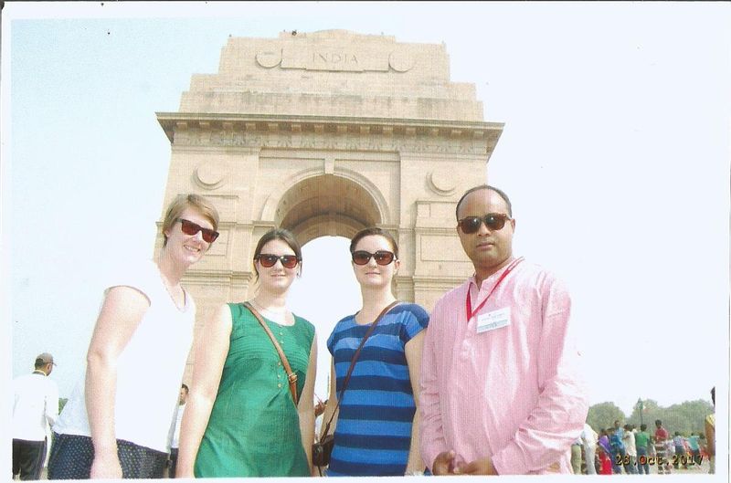 Delhi Private Tour - With my valued guests at India Gate, Delhi