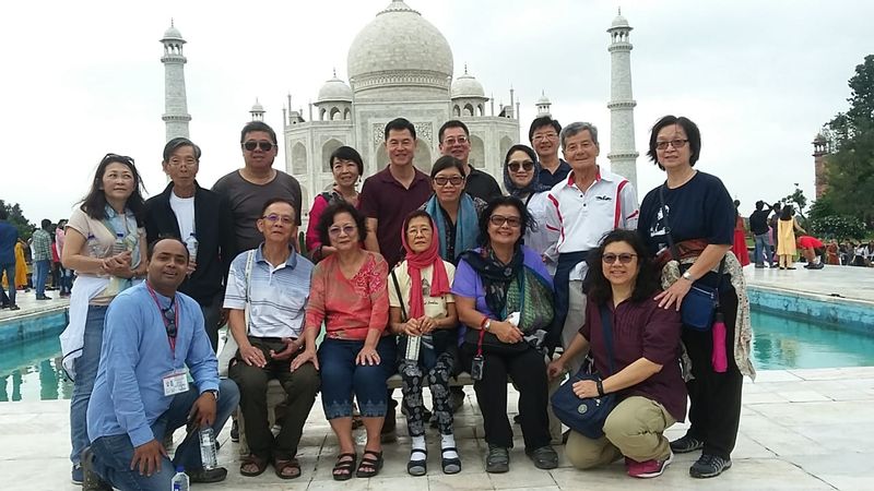 Delhi Private Tour - With my valued guests at Taj Mahal, Agra