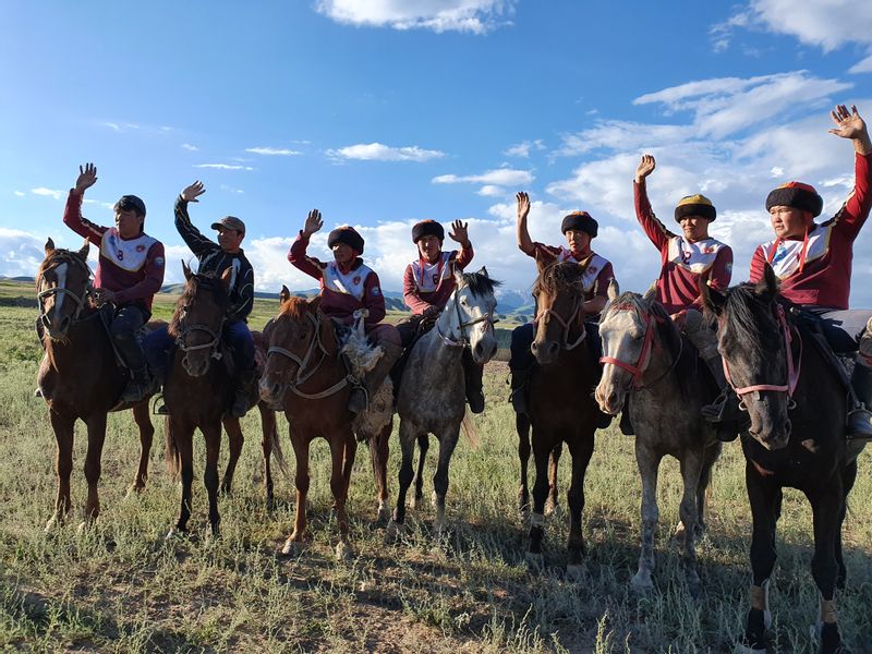 Bishkek Private Tour - Kok-Boru players in Talas region 