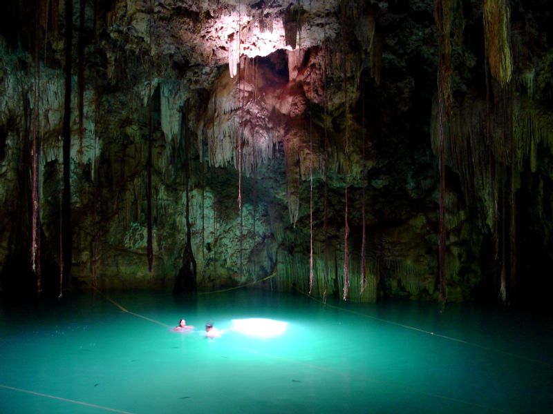 Cancun Private Tour - In those cenotes you can swim.