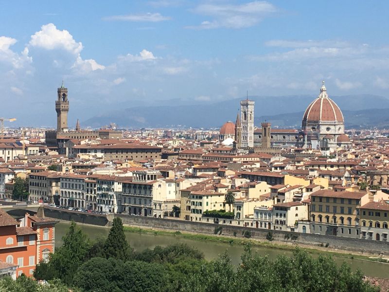 Florence Private Tour - View of Florence from the hillside