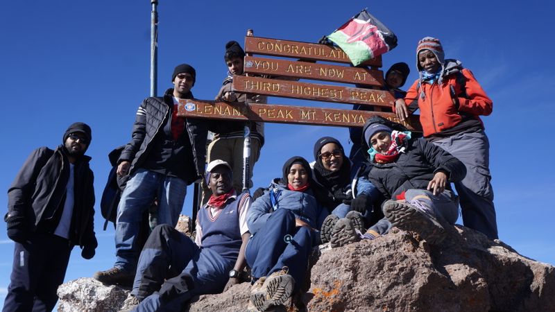 Nairobi Private Tour - At the summit - Mt Kenya.